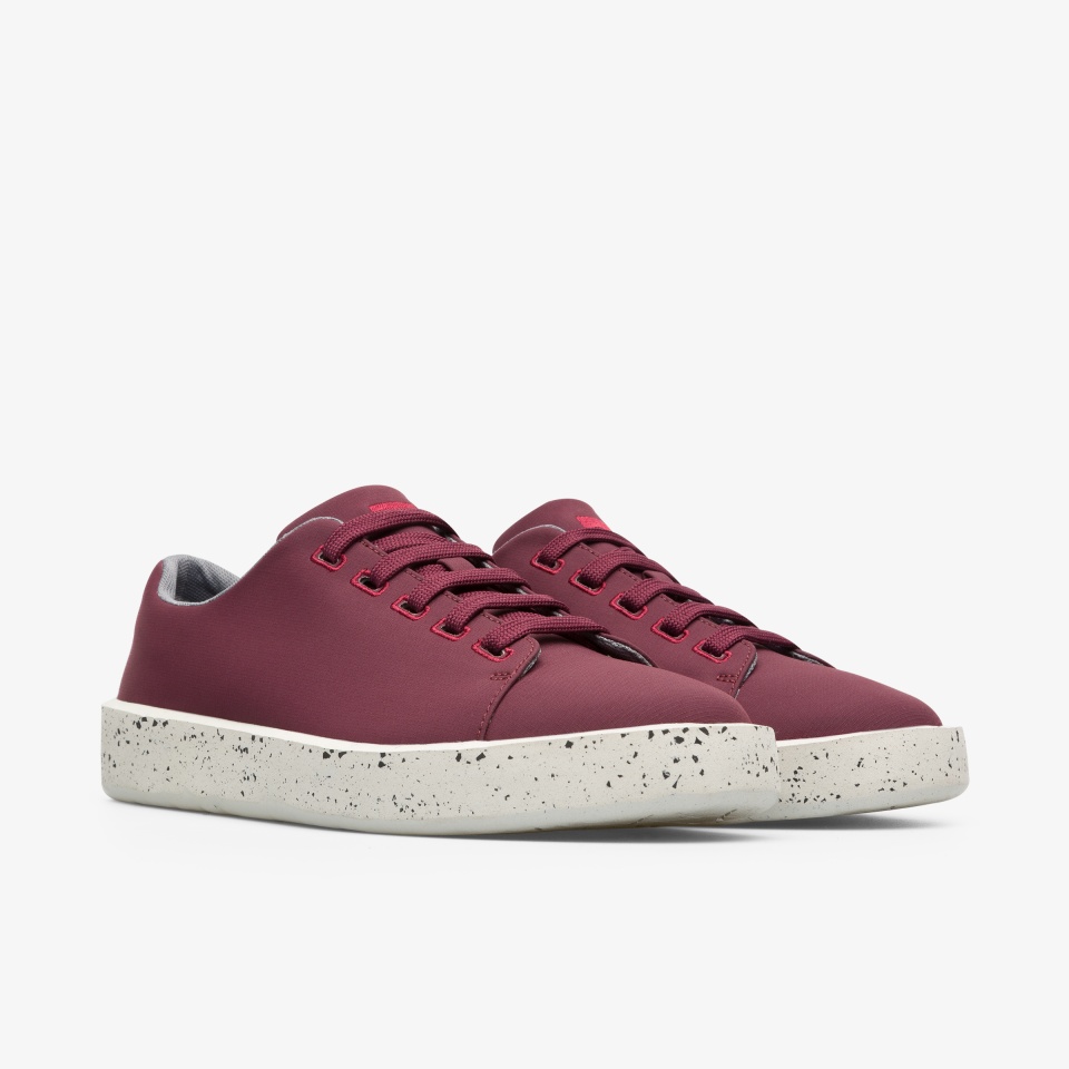 Camper Courb Burgundy - Camper Mens Sneakers ||6409-XCWDM||